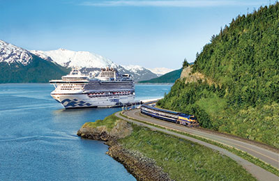 Princess Direct to Wilderness train cruise tour