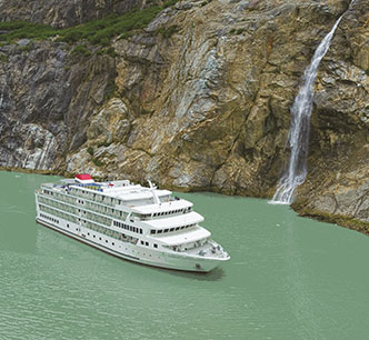 American Cruise Line Ship in Alaska