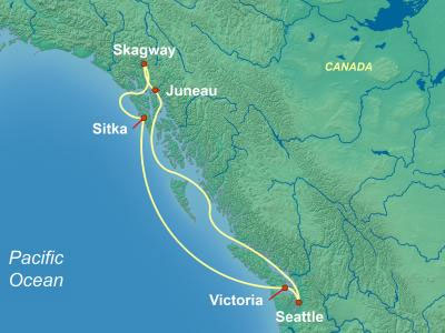 Royal Caribbean Alaska Cruise from Seattle Itinerary