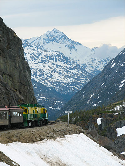 Skagway White Pass and Yukon Railroad mountain route Alaska Shore Excursion